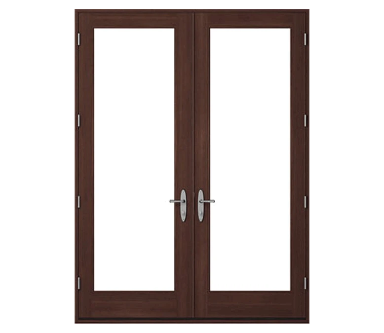 PELLA® RESERVE TRADITIONAL Wood Hinged Patio Door in Cherry Hill